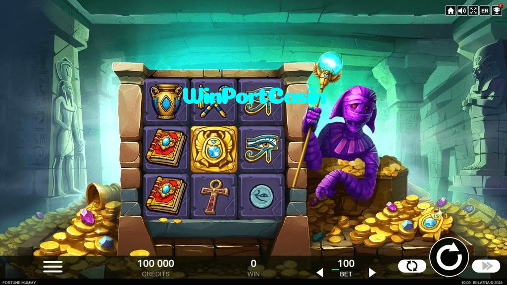 WinPortCasin casino presented on mobile device in Pakistan with slots and live games
